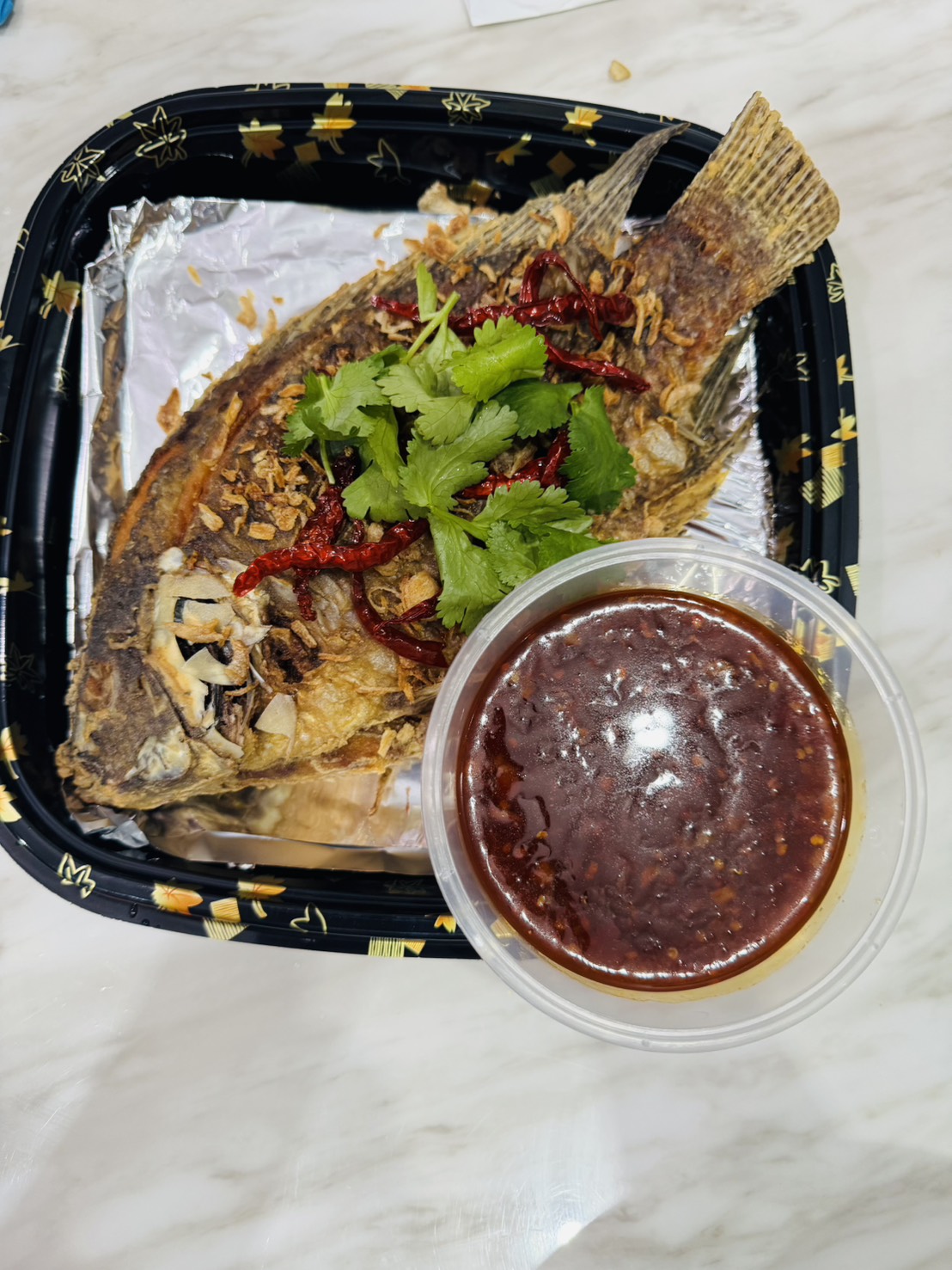 Fish Fillet with Chilli Sauce