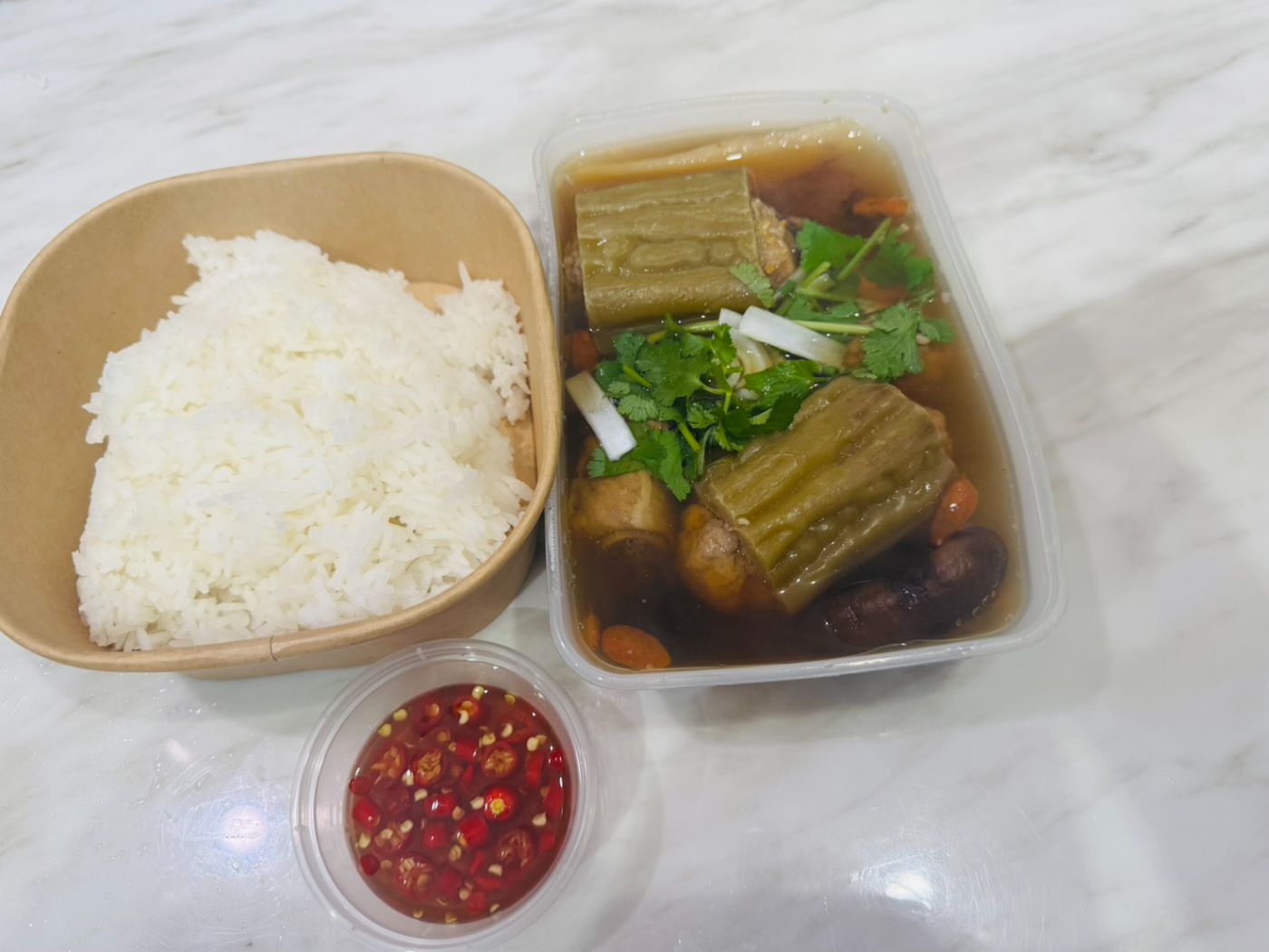 Bitter Melon Soup with Chinese Herbs & Pork