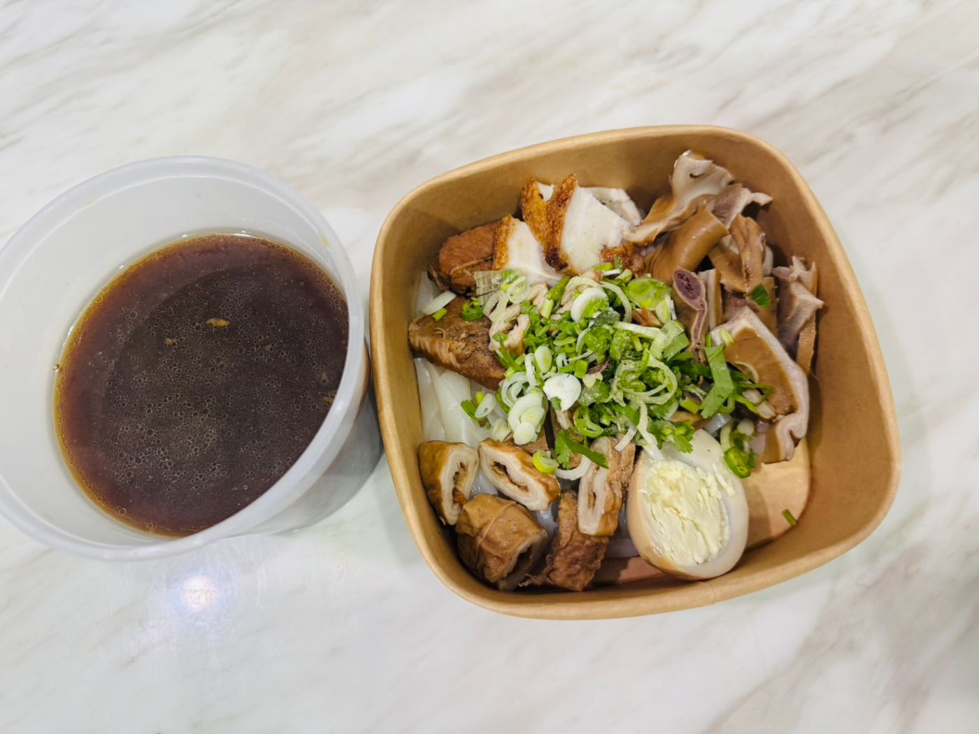 Wonton Noodle Soup with Shrimp and BBQ Pork