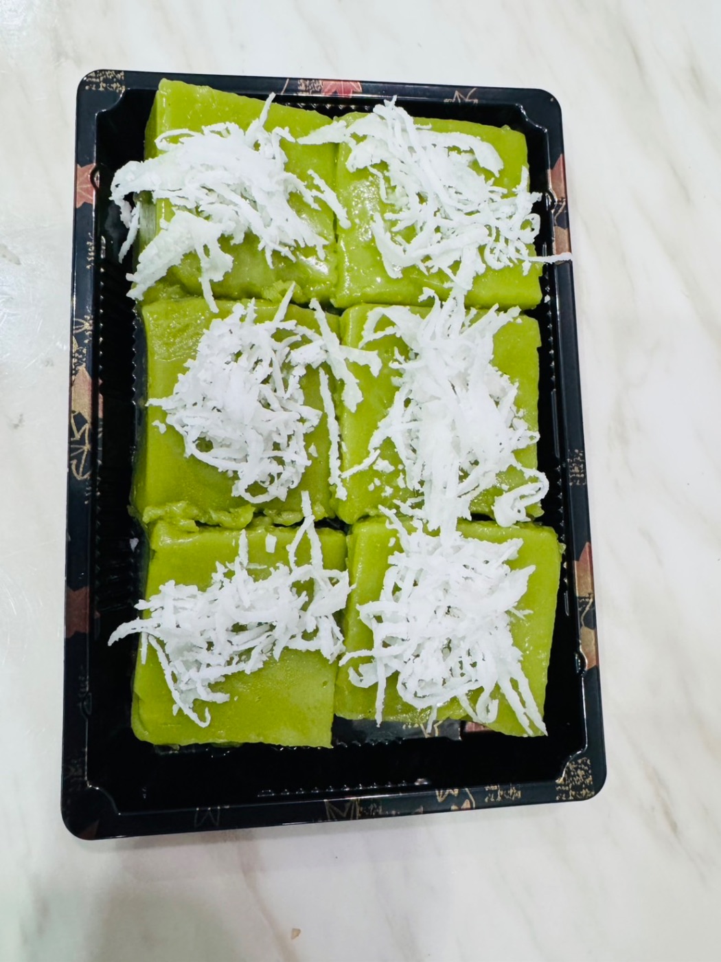 Pandan Coconut Sweet Pudding